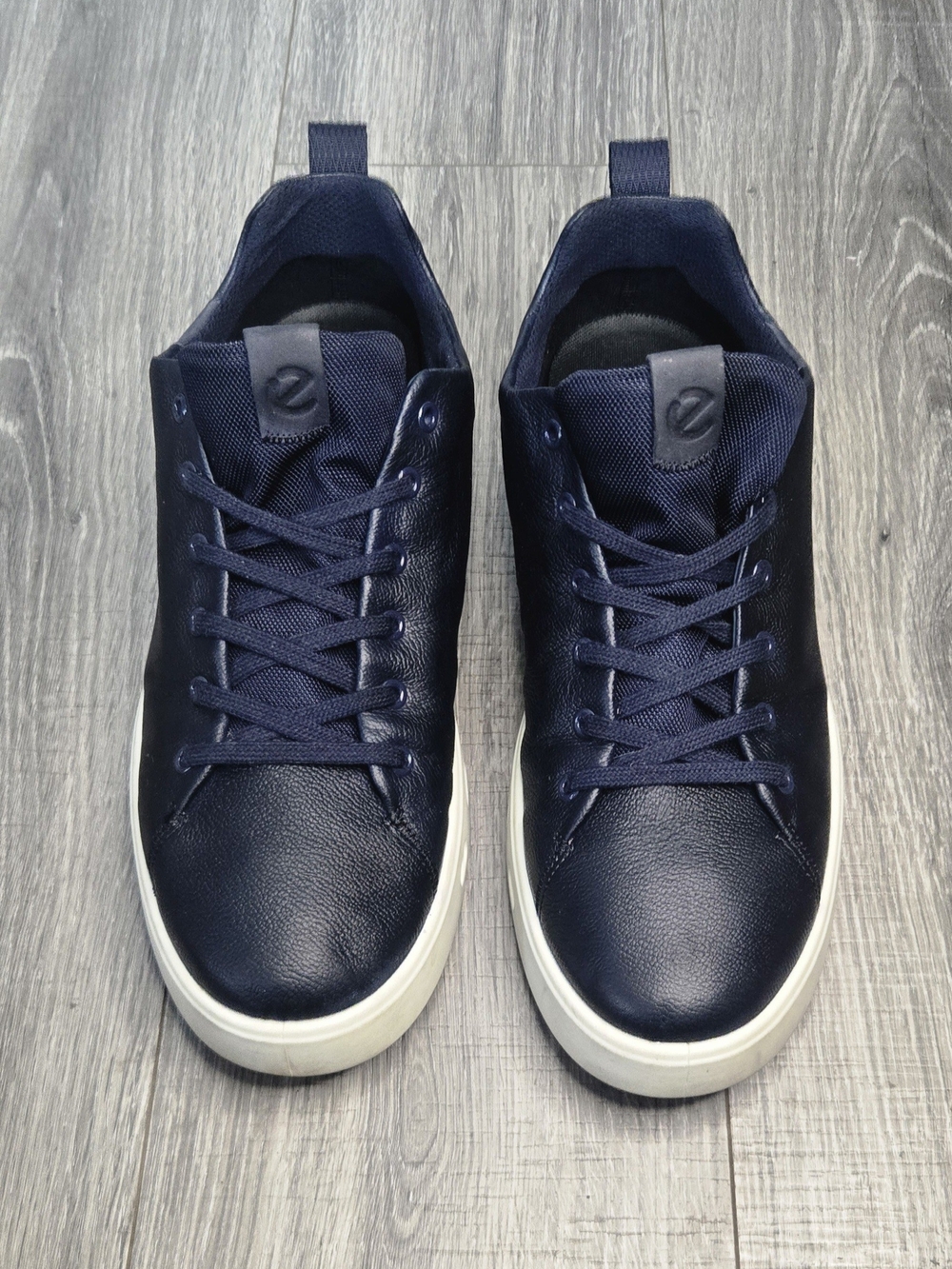 ECCO Street 720 Gore-Tex Surround Navy Leather Sneakers EU 46 US 12-12.5